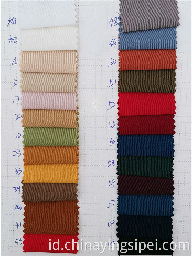 China manufacturer spun twill dyed soft 100% polyester fabric for garment